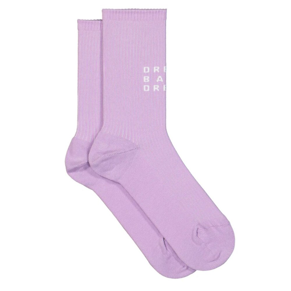 NWT Liberal Youth Ministry Dream Baby Dream Unisex Lilac Socks Sz L